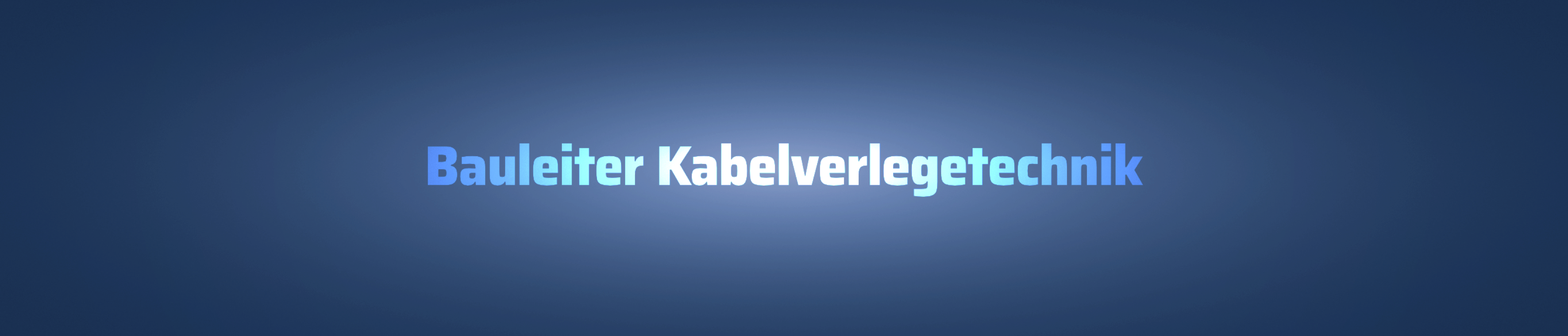 Wort Jobangebot Bauleiter Kabelverlegetechnik in Website-Font Saira auf Blau-Verlauf mit Transparenz, dahinter Skyline Hong Kong Vectorgrafik als Corporate Identity Element Elmo Group erkennbar